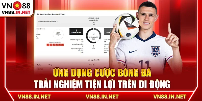 Ứng dụng cược bóng đá – Trải nghiệm tiện lợi trên di động