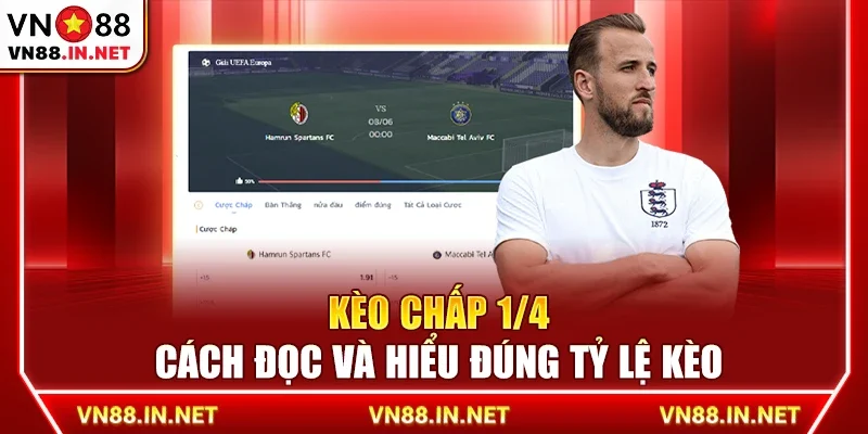 Kèo chấp 1/4 – Cách đọc và hiểu đúng tỷ lệ kèo