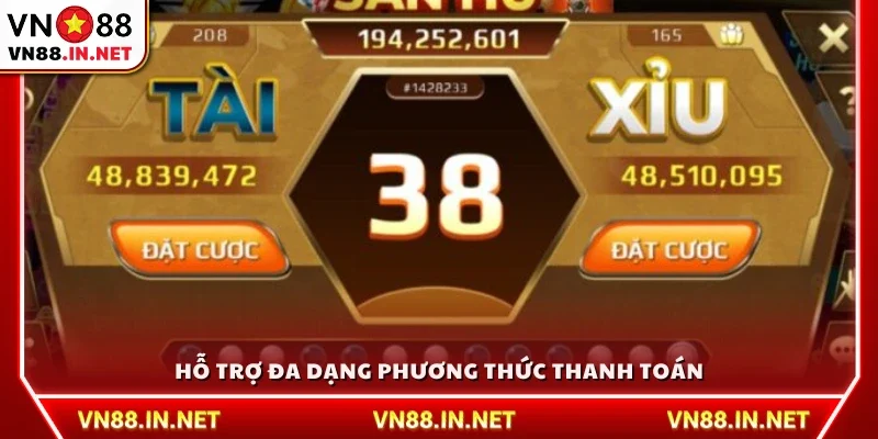 Cung cấp nhiều hình thức thanh toán khác nhau